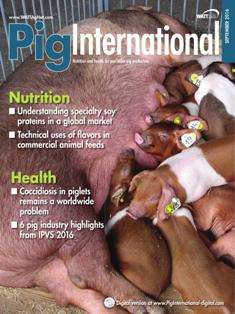 Pig International. Nutrition and health for profitable pig production 2016-05 - September 2016 | ISSN 0191-8834 | TRUE PDF | Bimestrale | Professionisti | Distribuzione | Tecnologia | Mangimi | Suini
Pig International  is distributed in 144 countries worldwide to qualified pig industry professionals. Each issue covers nutrition, animal health issues, feed procurement and how producers can be profitable in the world pork market.