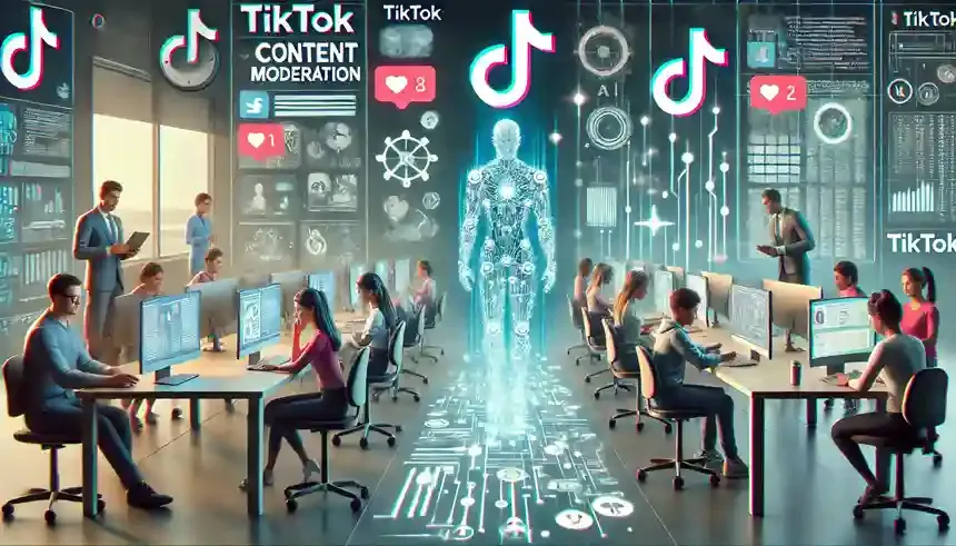TikTok Replaces Human Moderators with AI: Job Losses, Automation & Future Implications