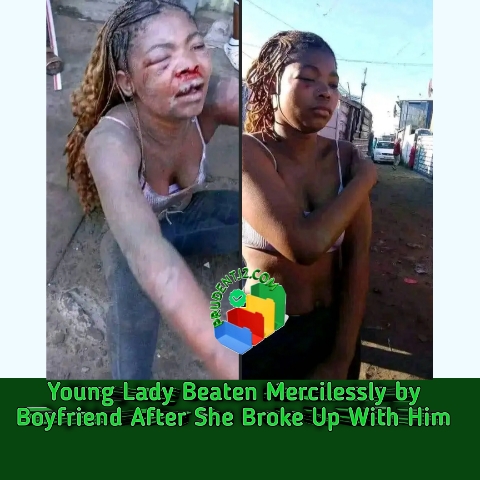 Young Lady Beaten Mercilessly by Boyfriend After She Broke Up With Him