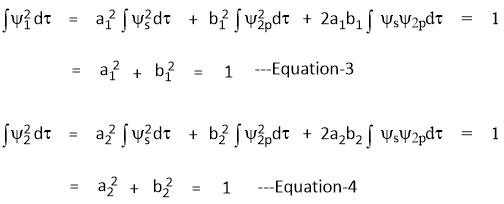Ψ1 and Ψ2 are normalized