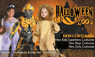 halloween kids 2009 card