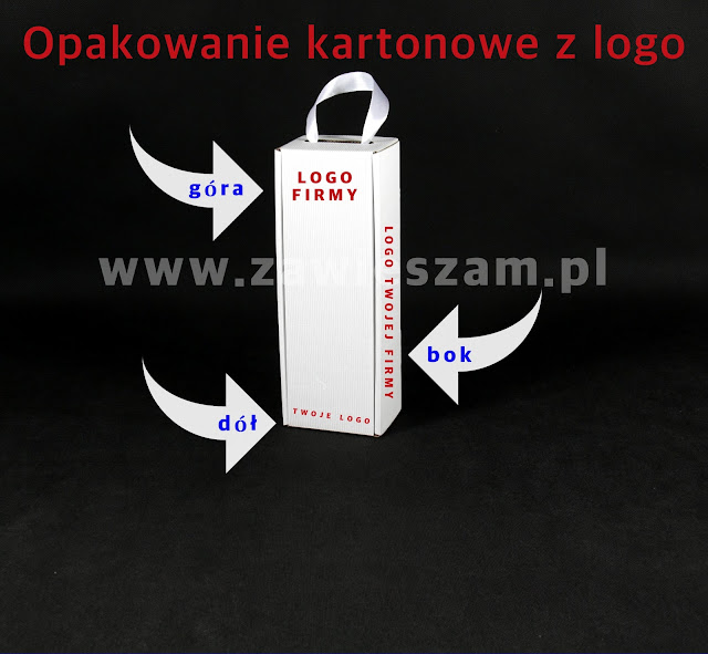 Pudełka kartonowe z nadrukowanym logo