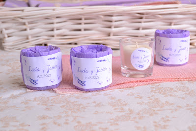 velas de lavanda regalos para invitados de boda primavera verano otoño