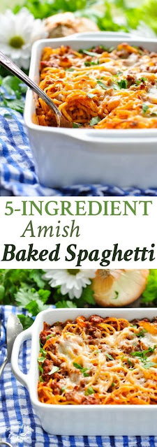 5-Ingredient Amish Baked Spaghetti