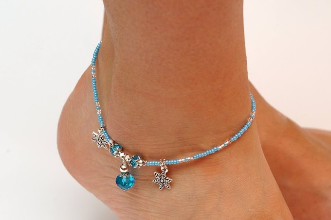 Bead jewelry womens gift Anniversary Gift|for|her Womens Ankle Bracelet beach Anklet Delicate Women anklets Crystal Charm Summer gifts idea