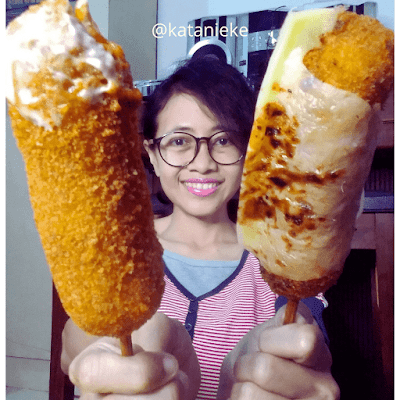 Corndog Double Full Mozarells dan Corndog Cheddar Full Mozarella