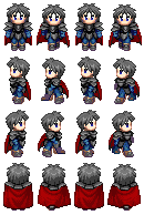 2D Character Spritesheet