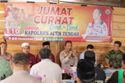 Polres Aceh Tengah Gelar Jum'at Curhat ke-15 Kali, Ini Kegiatannya