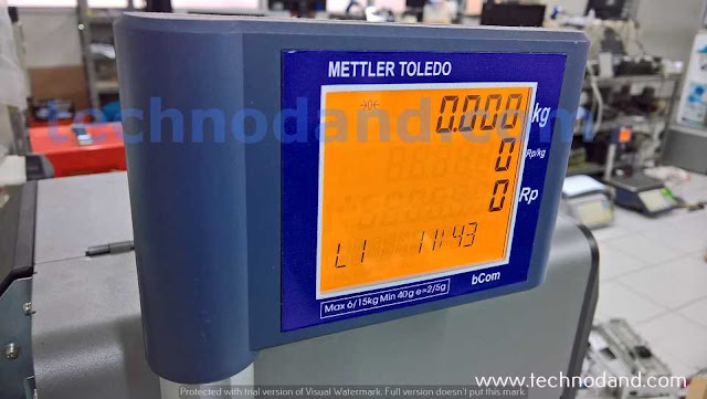 Timbangan Digital Mettler Toledo Bcom Error Label Keluar Setengah