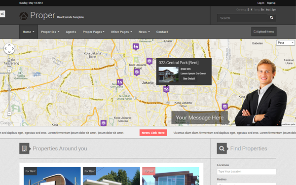 Download Proper - Responsive Real Estate Template