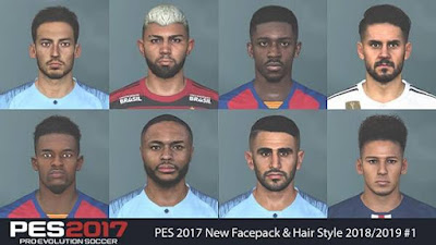 Image - PES 2017 New Facepack & Hair Style 2018/2019 #1
