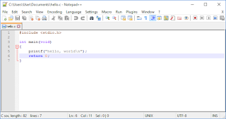 C language