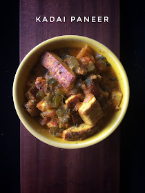 Kadai Paneer Recipe with homemade Kadai Masala powder