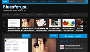 Download Bluesforyou Blogger Template