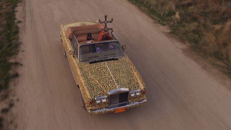 Simba Rolls Royce car