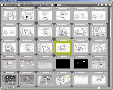 arranging scenes and panels story planner storyboard