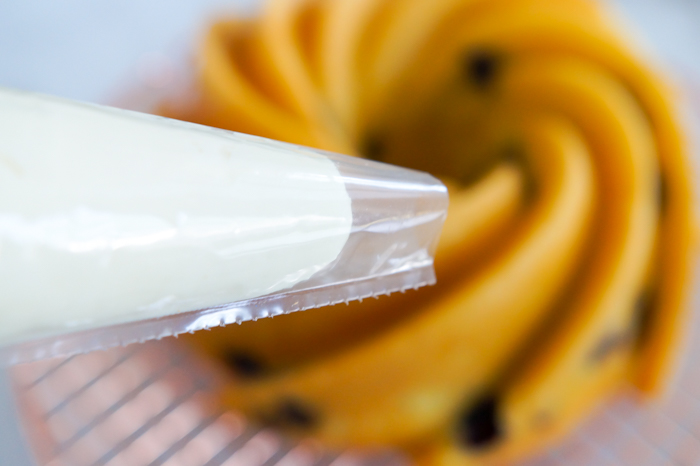 Frosted Lemon Blueberry Bundt Cake