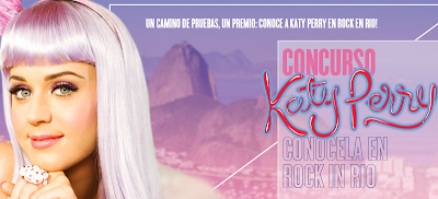 premios viaje Río de Janeiro, Brasil katy perry rock in rio promocion sony spin Mexico 2011