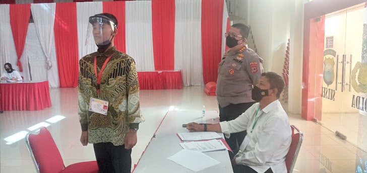 Kabid Propam Pastikan, Uji PMK Catar (i) Akpol TA 2021,  Berjalan Lancar dan Aman 