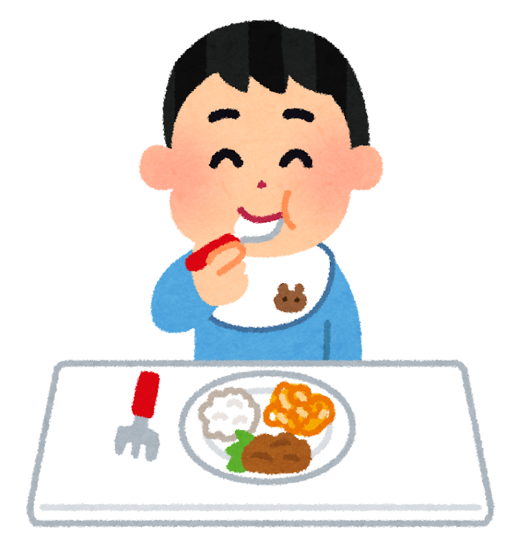 きれいにご飯を食べる子供のイラスト かわいいフリー素材集 いらすとや