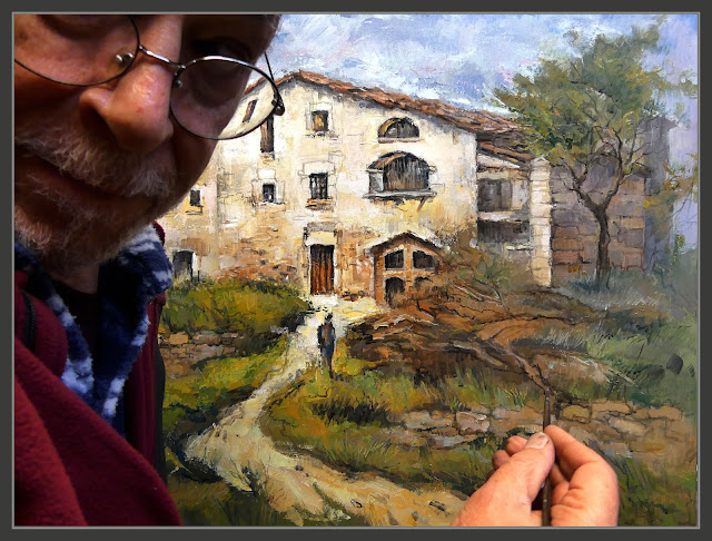 CAL PELFORT-CAMPS-FONOLLOSA.PINTURA-ART-FOTOS-PINTANT-HISTORIA-MASIES-CATALUNYA-ARTISTA-PINTOR-ERNEST DESCALS