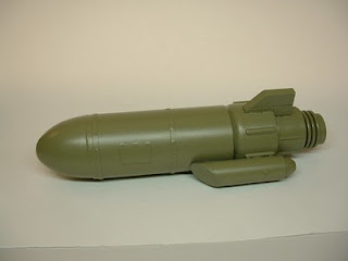 Missile buzz bomb left view Science Fiction war game terrain and scenery