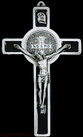 Image result for picture of crucifix with st Benedict cross