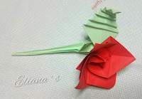 Rosa de Origami