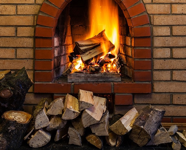 Wood Fireplace