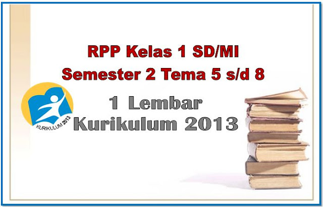 RPP Satu Lembar Kelas 1 SD/MI Kurikulum 2013 Semester 2 