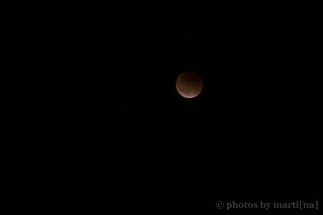 Click to see image of a total lunar eclipse at Lake Georgetown