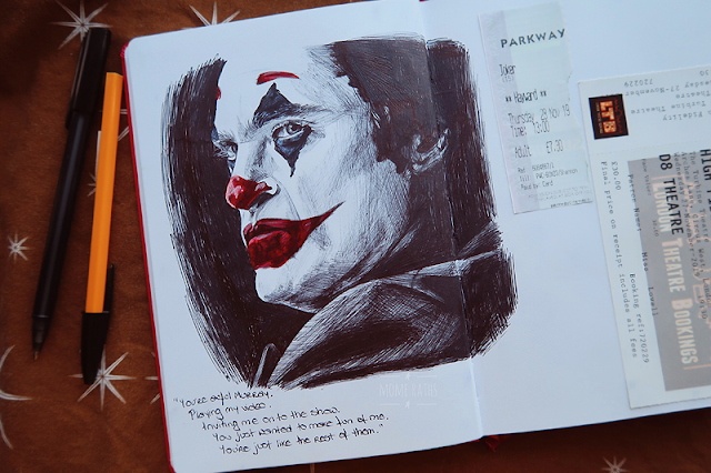 joker joaquin phoenix portrait sketch