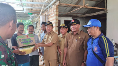 Angin Puting Beliung Lagi, 11 Rumah di Kadur Hancur, Wabup Beri Bantuan