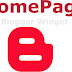 Show Blogger Widget/Gadget Only in Homepage