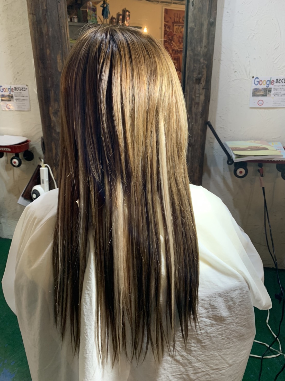 Artical Hair Design プルエクステでボブからロングに変身