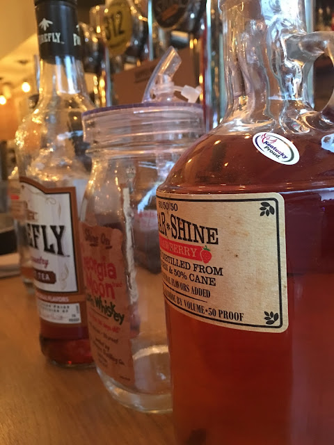 moonshine and bourbon at Stagolees Fulham