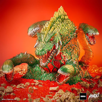 Designer Con 2022 Exclusive Godzilla Soft Vinyl Figures by Mondo – Godzilla ’84, Jet Jaguar & Biollante