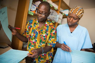 Senegal health facility staff