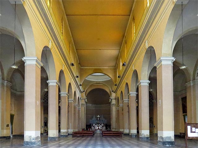 Nave of the church of Santa Maria del Soccorso, piazza della Vittoria, Livorno