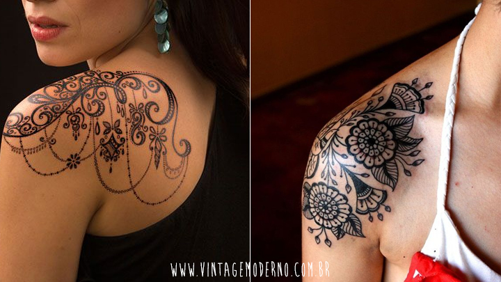 Imagens de tatuagens de flores preto e branco