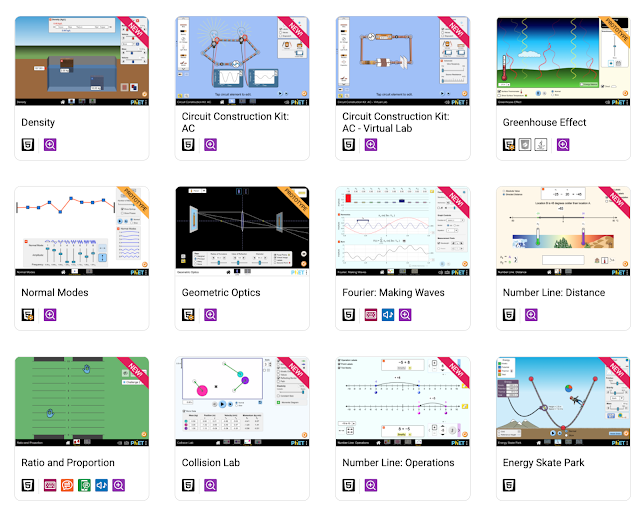 PhET interactive simulations