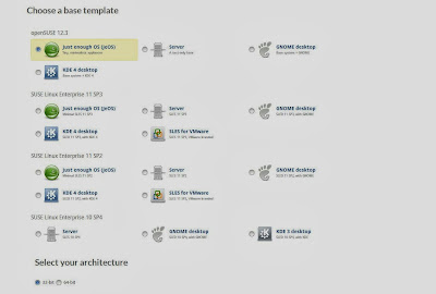 Select Base Template and Architecture