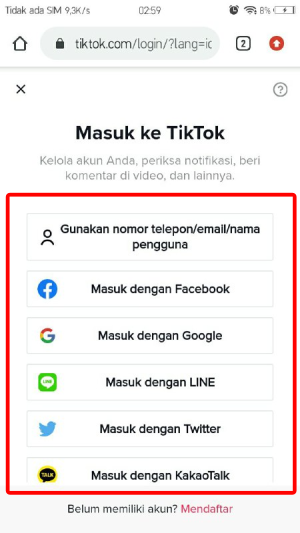 Cara (Bikin Akun) Daftar Tiktok Melalui HP, Komputer, dan Browser 09