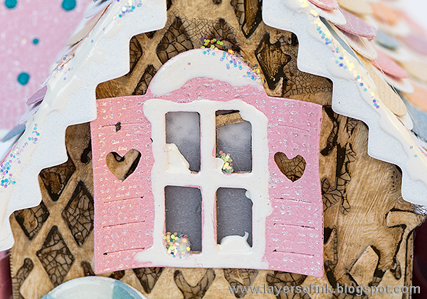 Layers of ink - Pastel Paper Gingerbread House Tutorial by Anna-Karin