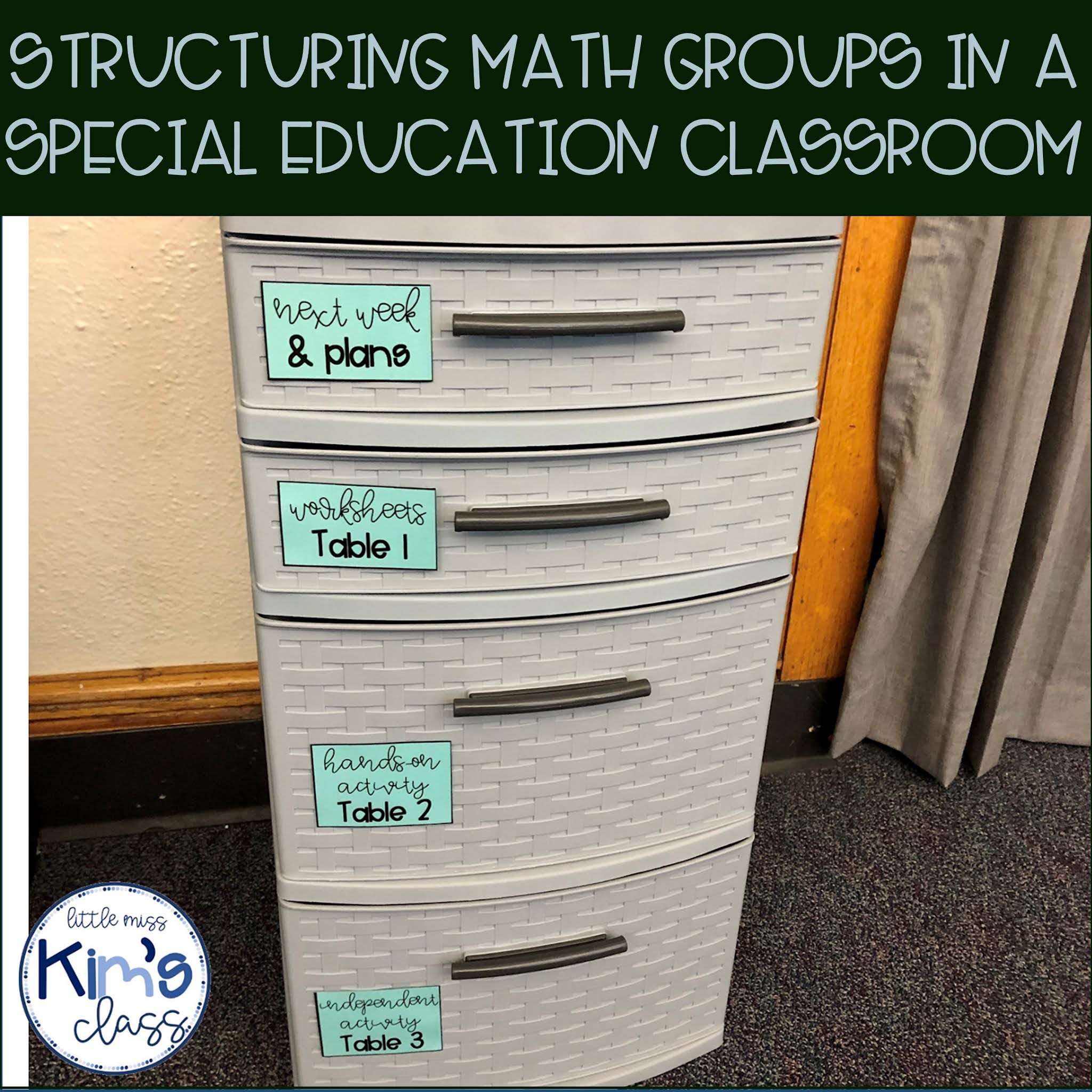 Little Miss Kim's Class: Structuring Math Groups in a Special ...