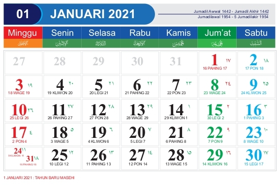 Download Template Kalender 2021 Cdr Pdf Psd Jpg Png Hijriyah Jawa Dan Libur Nasional Mastimon Com