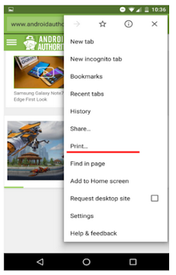 Cara mencetak dari ponsel atau tablet Android Anda