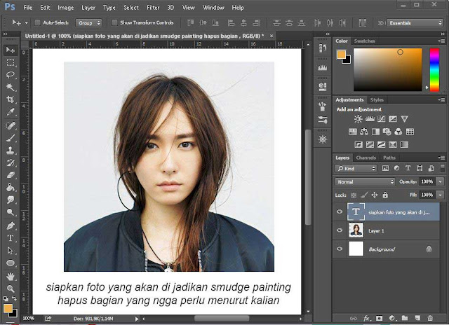 Tutorial Smudge Painting Photoshop Untuk Pemula