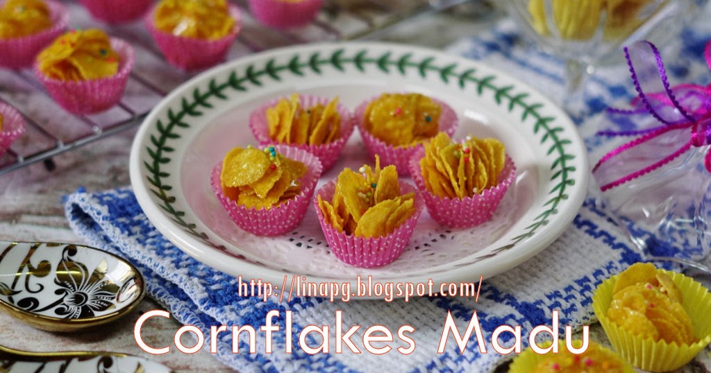 Cornflakes Madu Kuih Raya Paling Senang Nak Buat - TERATAK 