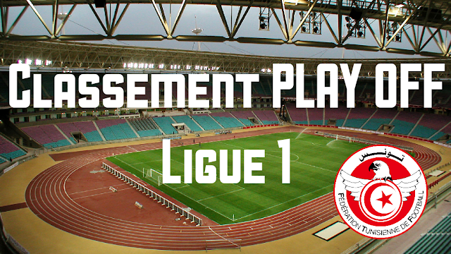Classement Play OFF ligue 1 Tunisie saison 2022-2023
